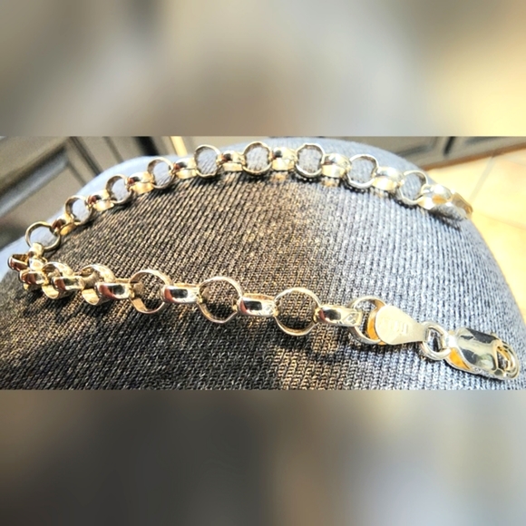 STERLING SILVER BRACELET "7 - Picture 5 of 10